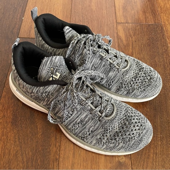 APL Women’s Techloom Pro Heather Gray Running Shoes Unisex Propelium 9 - Picture 2 of 11